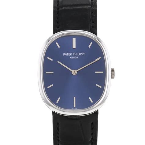 patek philippe ellipse oro bianco|golden ellipse watch.